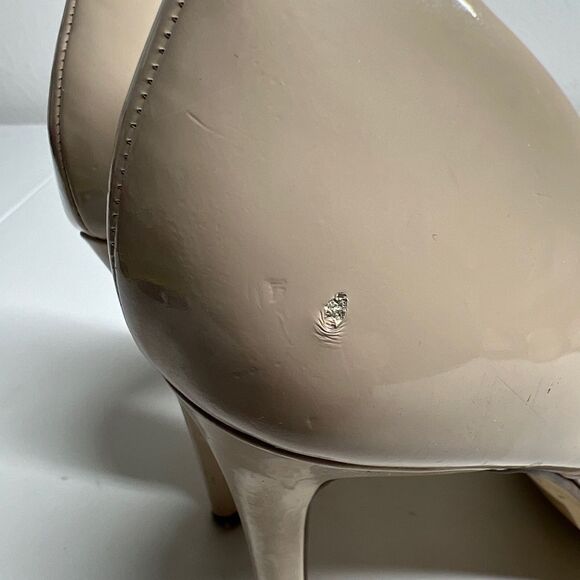 ALDO Genuine Leather Nude Pointy Heels Women’s Size 7,5 - Picture 2 of 9